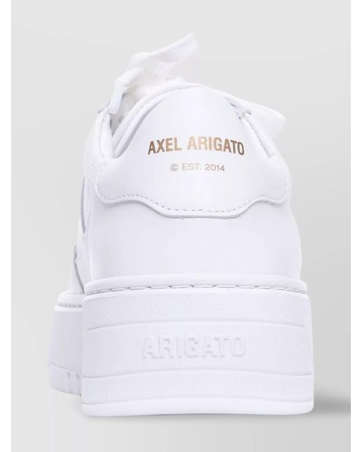 Axel Arigato White Leather Low-Top Sneakers