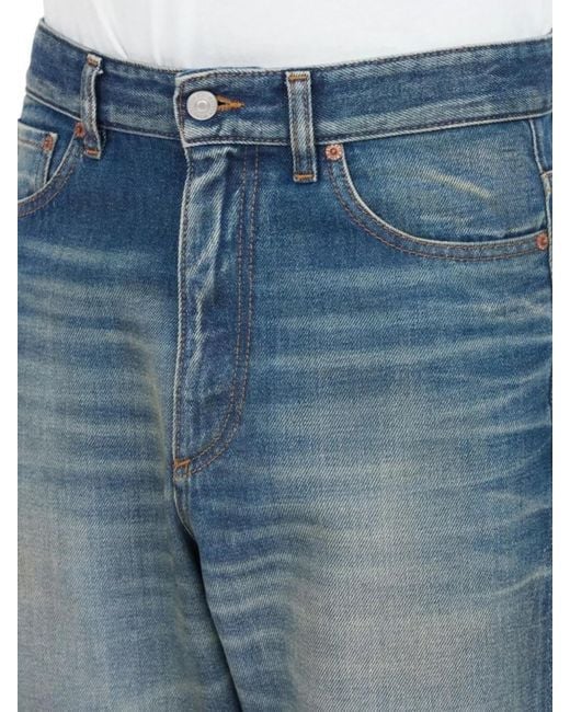 MM6 by Maison Margiela Blue Denim Straight-Leg Jeans for men