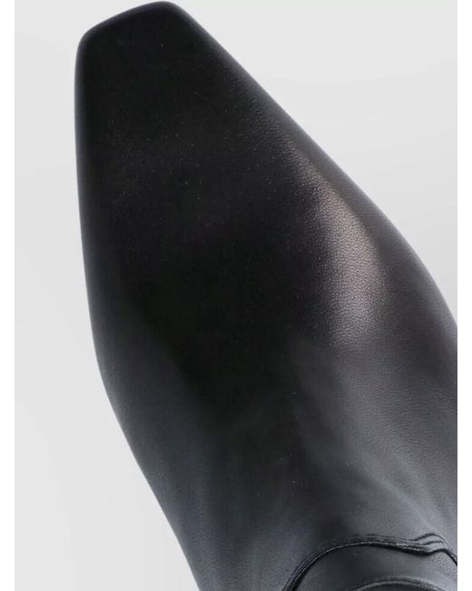 Stuart Weitzman Black Pointed Toe Ankle Length Boots