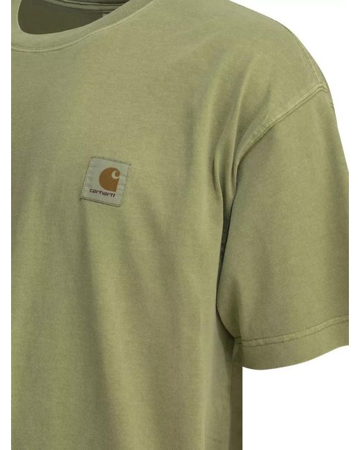 Carhartt Green Cotton Oversized Crew-Neck T-Shirt for men