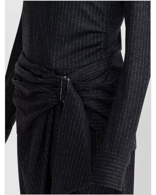 Isabel Marant Blue Virgin Wool Midi Dress