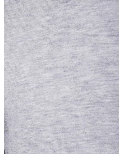 Filippo De Laurentis Gray Cashmere Virgin Wool Turtleneck Sweater for men
