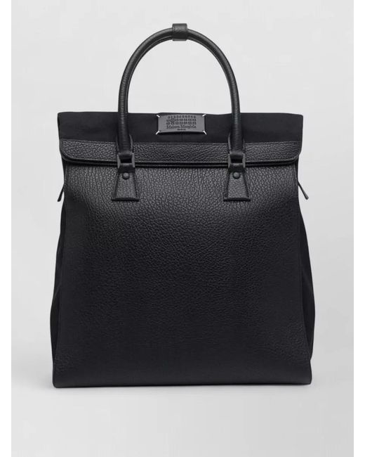 Maison Margiela 5Ac Daily Vertical Tote Bag Detachable Strap in