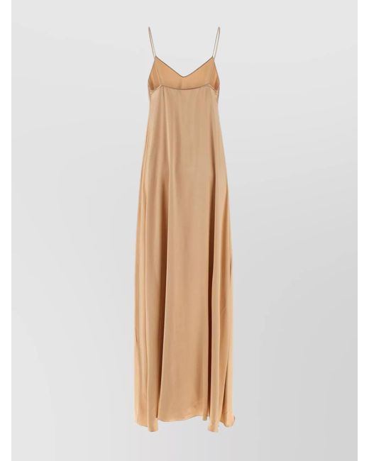Ferragamo White Viscose Maxi Dress