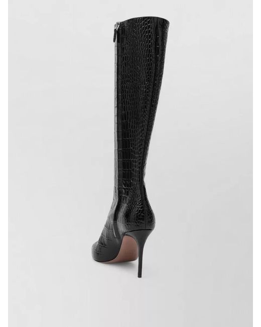 Paris Texas Black Knee-High Boots
