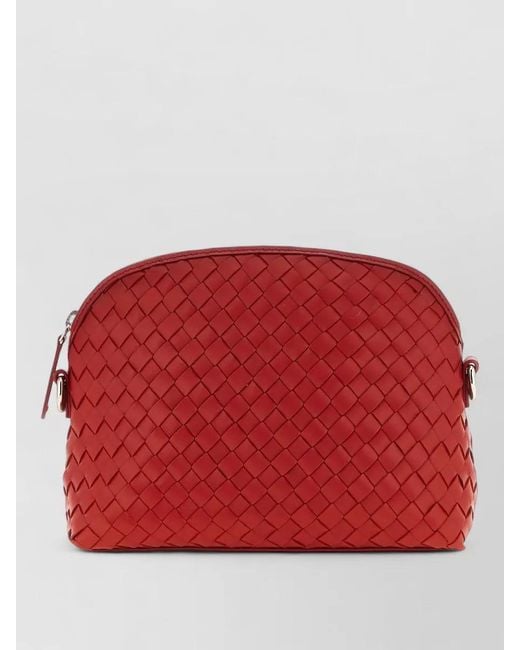 Dragon Diffusion Red Chunky Fellini Pochette Leather Clutch Bag