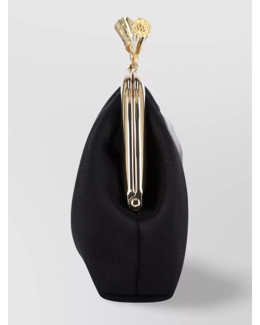 Anya Hindmarch Black Hardware Rectangular Shape Clutch Bag
