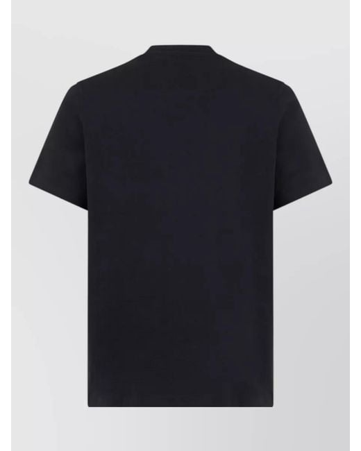 Boss Black Cotton Crew-Neck Short-Sleeve T-Shirt for men
