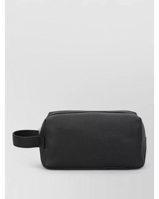 Fendi Black Leather Beauty Case for men