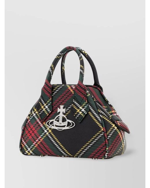 Vivienne Westwood Brown Yasmine Mini Printed Shoulder Bag