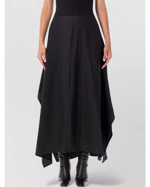 Studio Nicholson Black Draped Skirt
