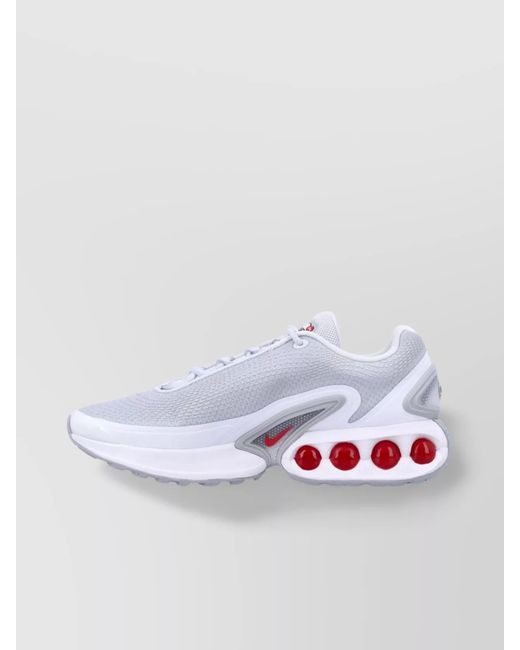 Nike White Textile Low-Top Sneakers