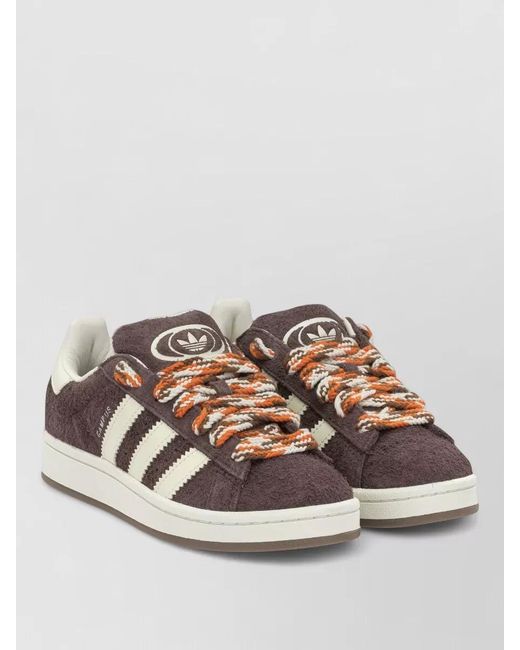 Adidas Originals Gray Suede Leather Low-Top Sneakers