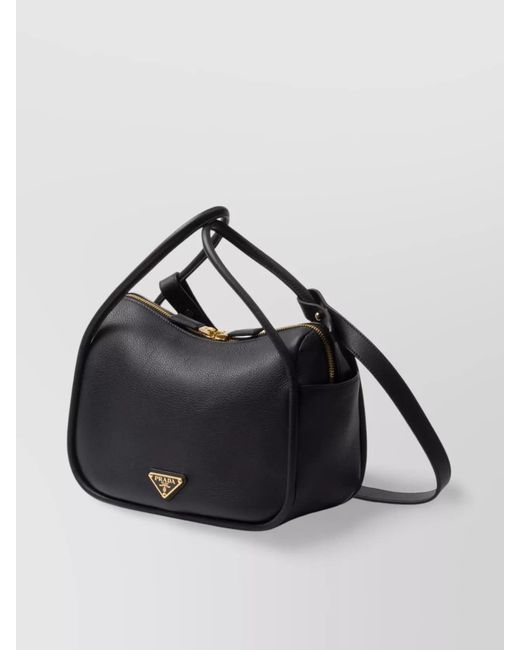 Prada Blue Darling Leather Clutch Bag