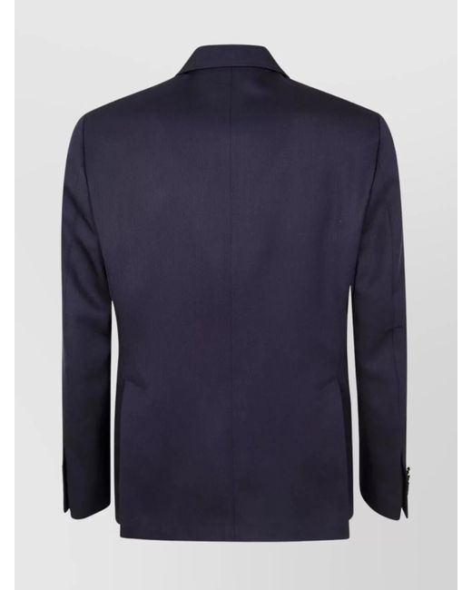Lardini Blue Virgin Wool Suit for men