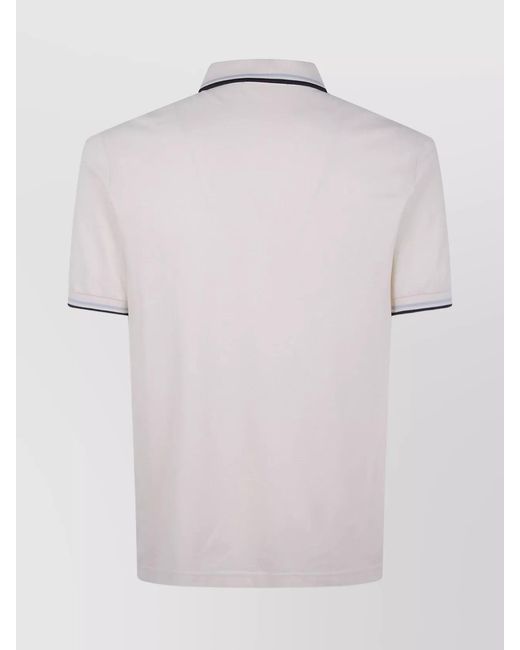 Fred Perry Pink Cotton Polo Shirt for men
