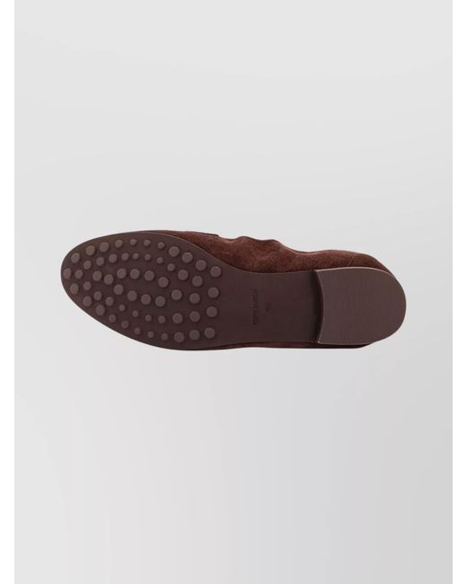 Tory Burch Brown Leather Loafers