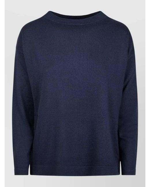 Weekend by Maxmara Blue Fine-Knit Jumper