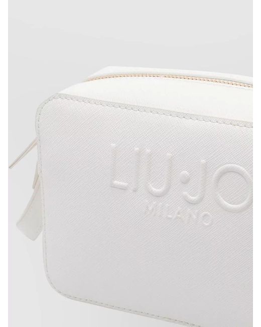 Liu Jo White Shoulder Bag Adjustable Strap Back Pocket