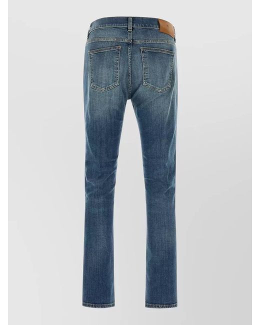 PT Torino Blue Stretch Denim Mick Jeans Belt Loops for men