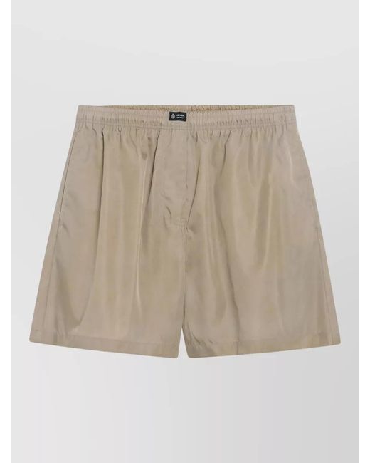Prada Natural Relaxed Lounge Underwear Set Elastic Waistband