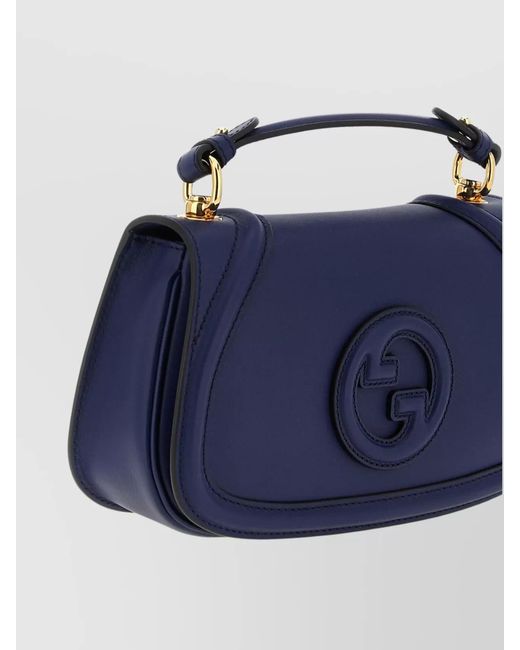 Gucci Blue Blondie Leather Shoulder Bag