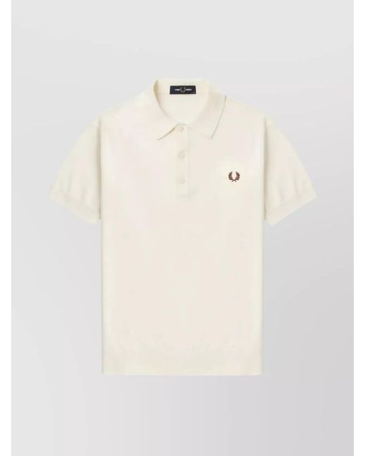 Fred Perry Natural Cotton Polo Shirt for men