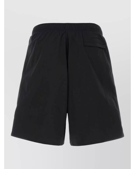 Jil Sander Black Stretch Nylon Swim Shorts for men