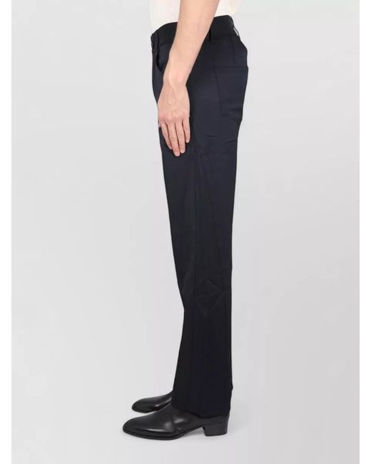 Séfr Blue Santana Tailored Pants Back And Side Pockets for men