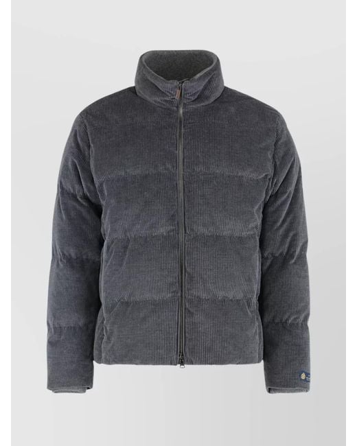 Paul & Shark Gray Cashmere Down Puffer Jacket for men