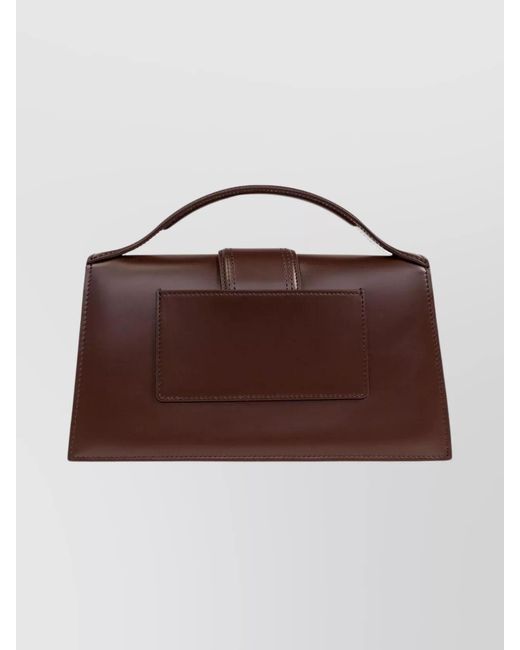 Jacquemus Brown Le Grand Bambino Leather Shoulder Bag