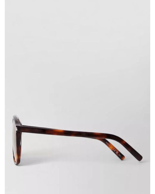 Saint Laurent Multicolor Sl 596 Dune Pilot Acetate Sunglasses