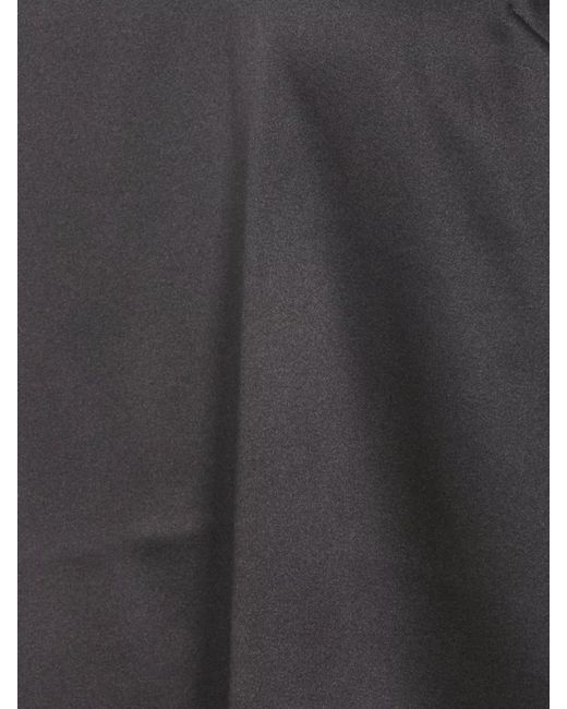 Pinko Black Crewneck Satin Finish Sleeveless Top
