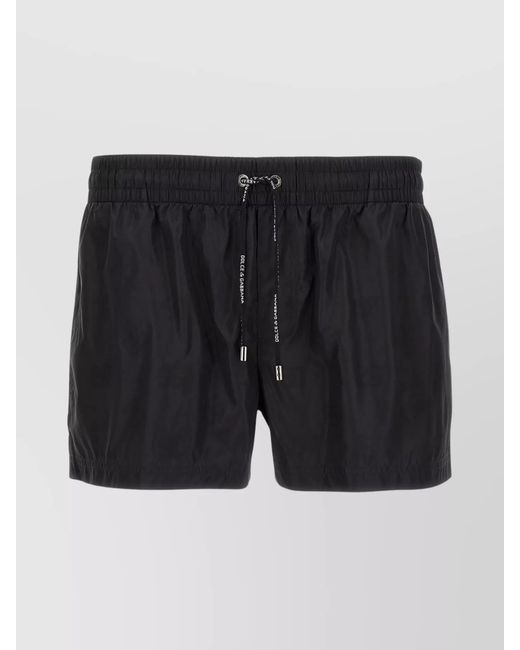 Dolce & Gabbana Black Swim Shorts for men