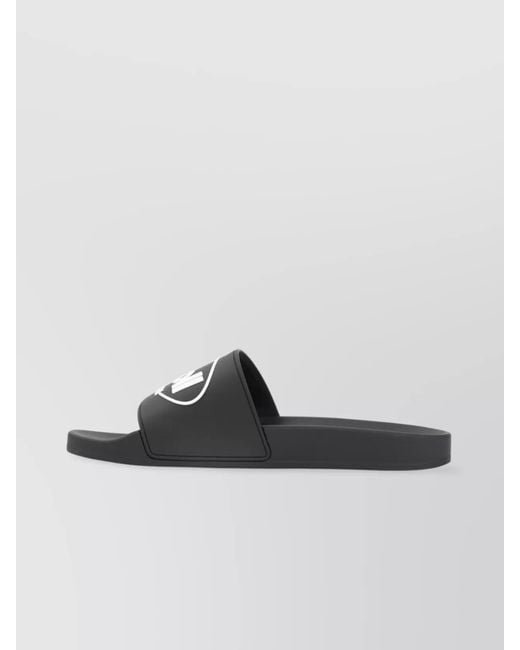 Balenciaga Multicolor Rubber Pool Slides for men