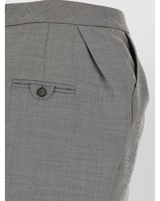 Magda Butrym Gray Wool Mini Skirt