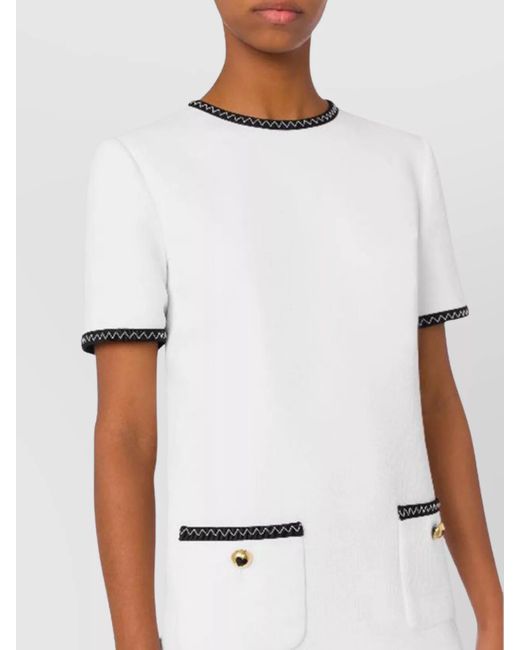 Moschino White Mini Dress