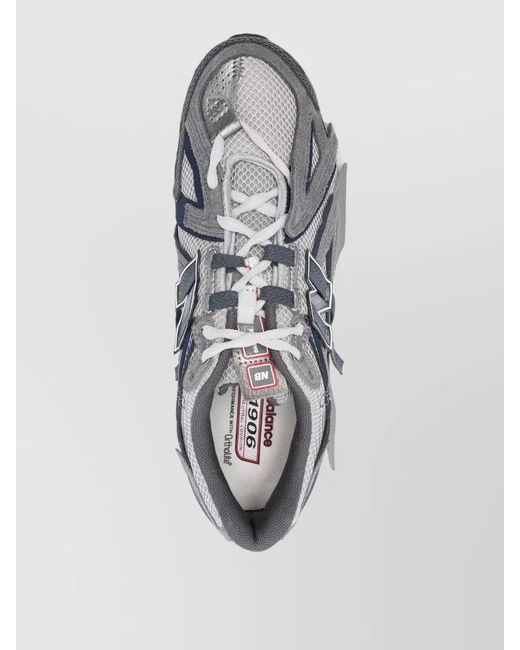 New Balance White U1906 Sneakers Mesh Upper Rubber Sole for men