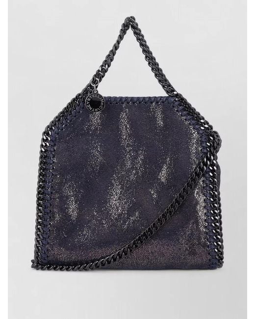 Stella McCartney Blue Falabella Shoulder Bag Chain Strap