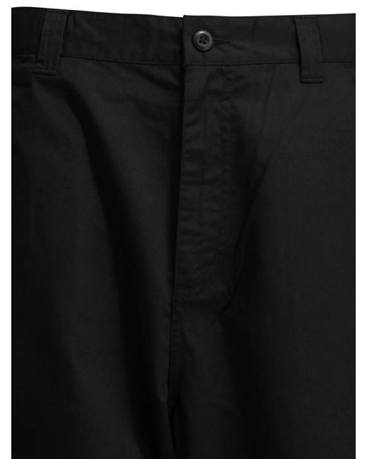 Carhartt Black Postal Single Knee Loose Fit Trousers for men