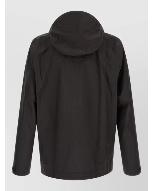 Patagonia Black Boulder Fork Hooded Jacket Adjustable Cuffs for men