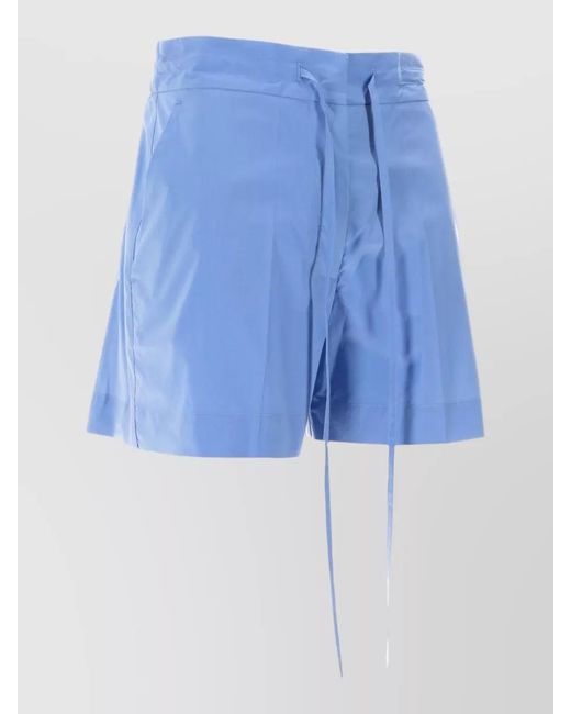 P.A.R.O.S.H. Blue Knee-Length Shorts