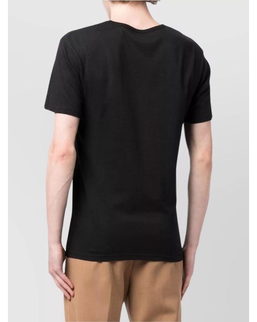 Paul Smith Black 3-Pack Logo Cotton T-Shirts for men
