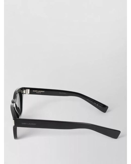 Saint Laurent Gray Sunglasses Sl 746 001 Rectangular Thick Arms