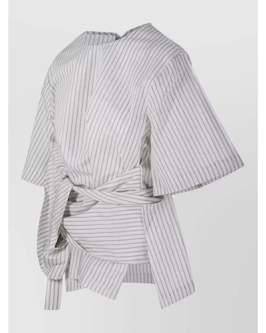 Rohe Gray Silk Blend Blouse