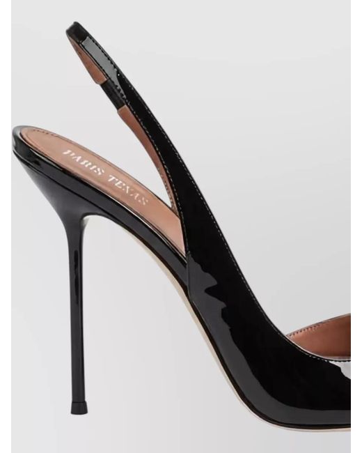 Paris Texas Metallic Lidia Slingback Pumps High Stiletto Heel