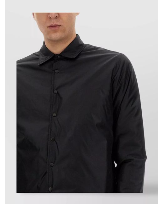 Aspesi Black Polyamide Shirt Jacket for men
