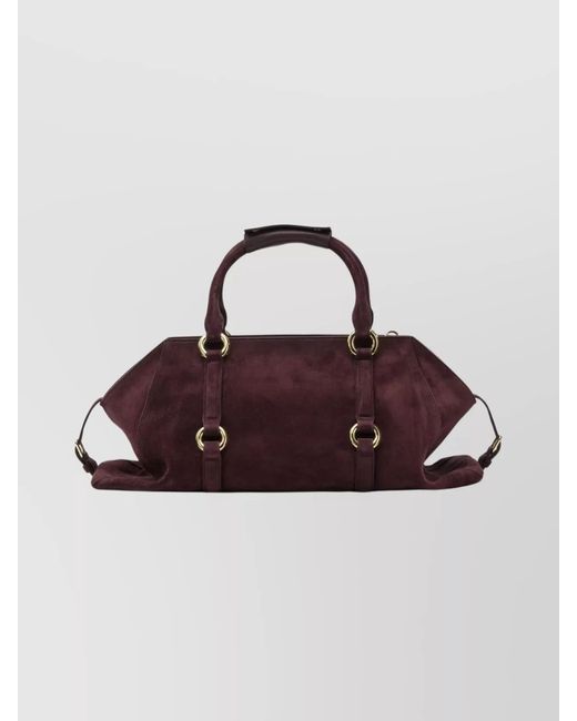 McQueen Brown Calfskin Cross-Body Bag