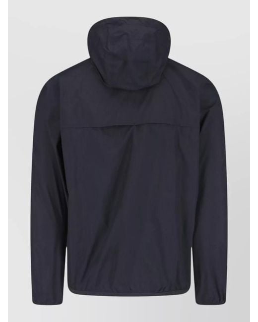 COMME DES GARÇONS PLAY Black Hooded Sweatshirt Color Block Zip Pockets for men