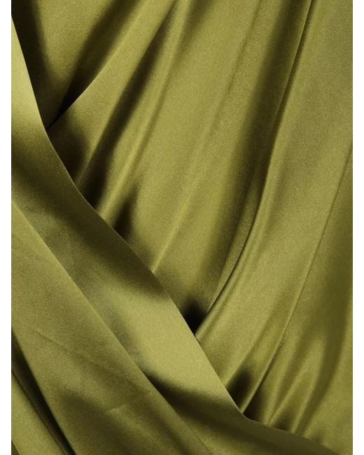 Dries Van Noten Green Silk Blouse